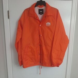 Vans Men's Vibrant Orange Windbreaker